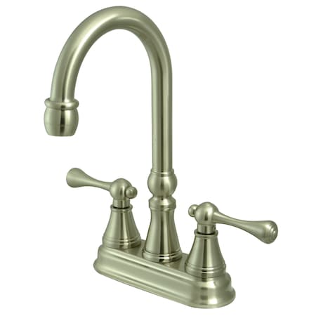 Kingston Brass Bar Faucet, Brushed Nickel KS2498BL
